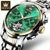 OLEVS 6607 Top Original Luxury Auto Mechanical Watch