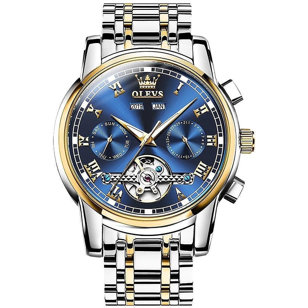 OLEVS 6607 Top Original Luxury Auto Mechanical Watch